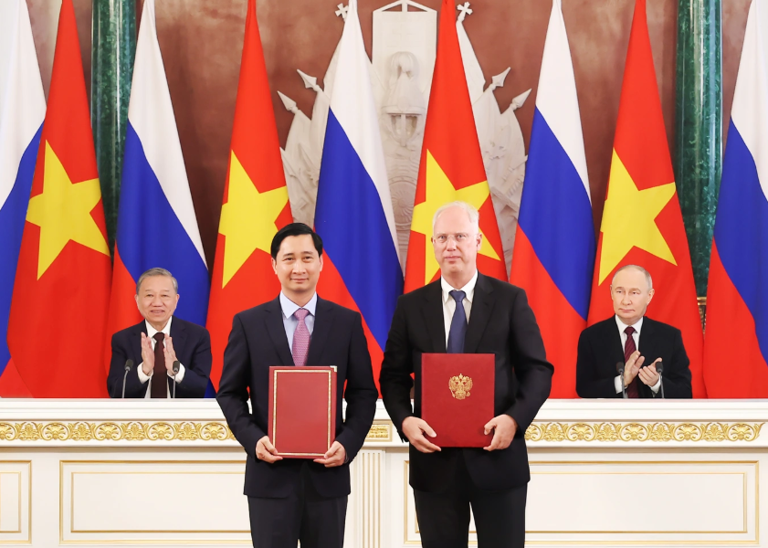 Tổng thống Nga Putin và Tổng Bí thư Tô Lâm chứng kiến hợp tác của VNVC về nghiên cứu và sản xuất vaccine công nghệ hiện đại