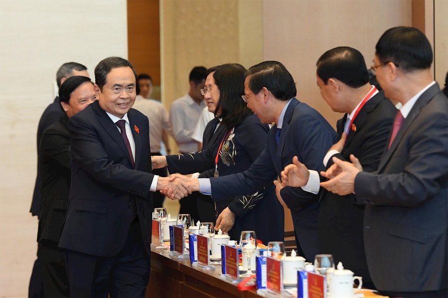 Bí thư Đảng ủy Quốc hội, Chủ tịch Quốc hội Trần Thanh Mẫn dự Đại hội Đảng bộ Ủy ban Văn hóa và Xã hội lần thứ I