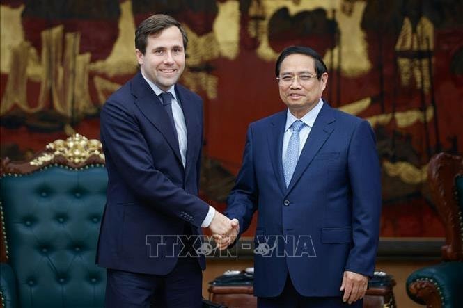 Thủ tướng Phạm Minh Chính tiếp Bộ trưởng Hợp tác phát triển quốc tế và Ngoại thương Thụy Điển