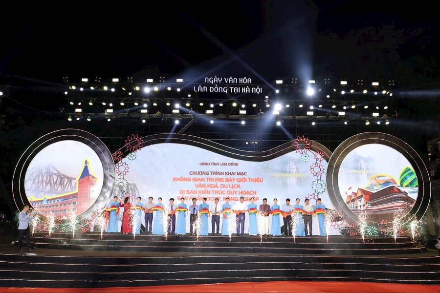 Khai mạc không gian văn hóa Lâm Đồng tại Hà Nội
