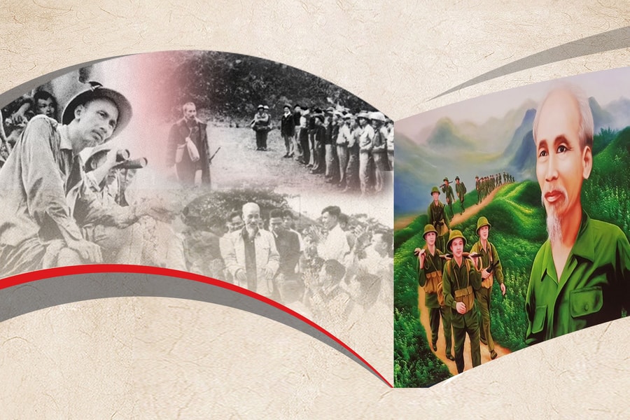 Bác vẫn cùng chúng cháu hành quân