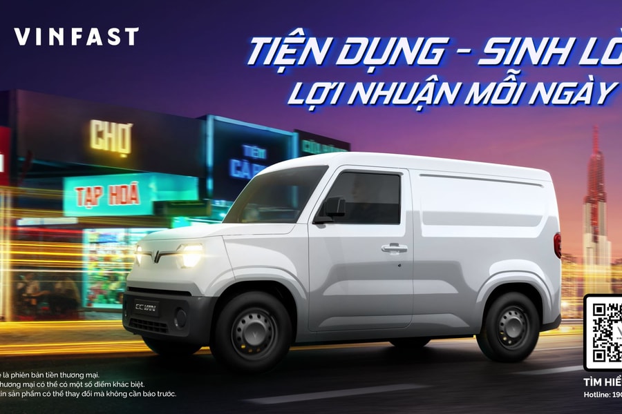 EC Van sẽ chiếm sóng phân khúc xe chở hàng đô thị