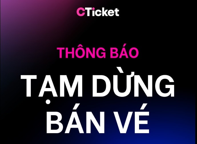 Cticket dừng bán vé vì lượng truy cập khổng lồ ngay khi mở bán vé xem G-Dragon biểu diễn