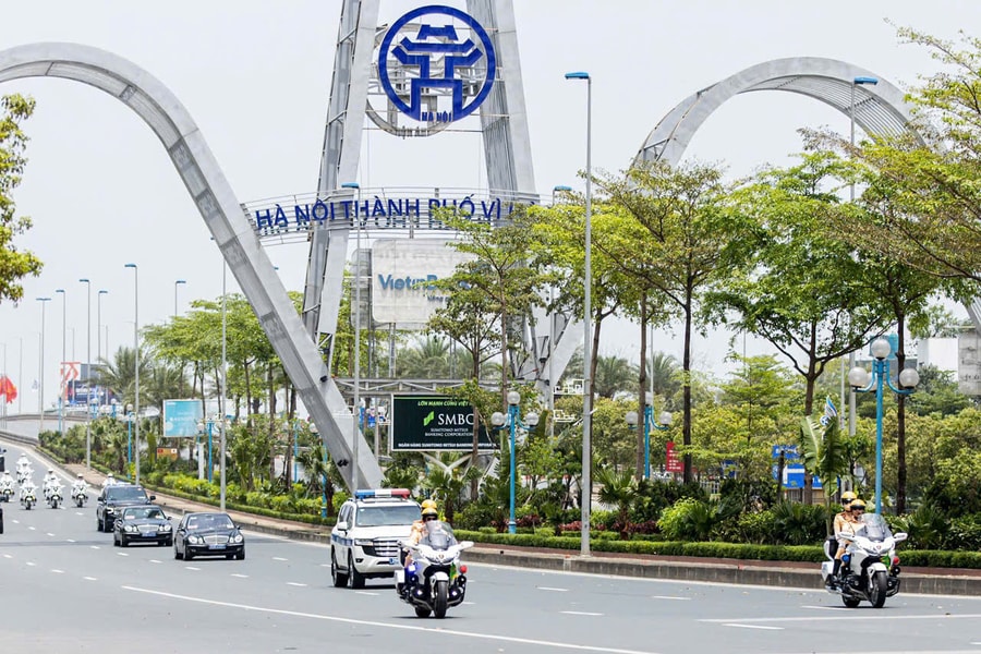 Lực lượng Cảnh sát giao thông Hà Nội góp phần vào thành công hoạt động đối ngoại cấp Nhà nước