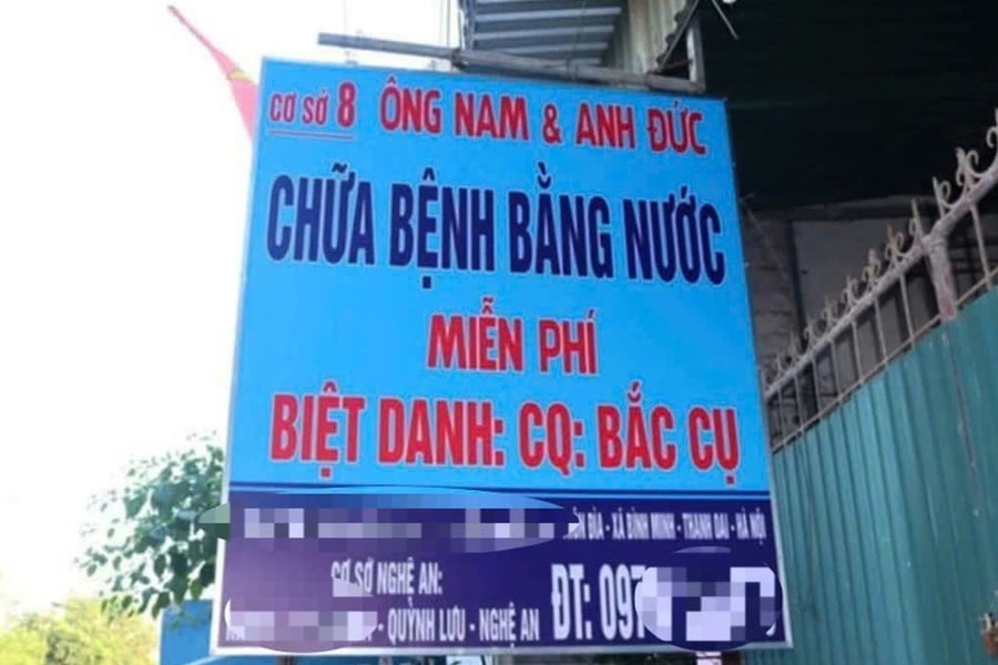 Nghệ An: Cơ quan chức năng vào cuộc làm rõ quảng cáo "chữa bệnh bằng nước" gây xôn xao dư luận