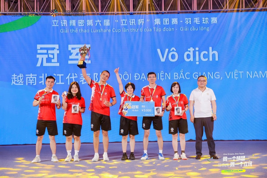 Đoàn Luxshare-ICT Bắc Giang tỏa sáng tại Luxshare Cup 2025 với 2 giải vô địch và 1 giải Á quân