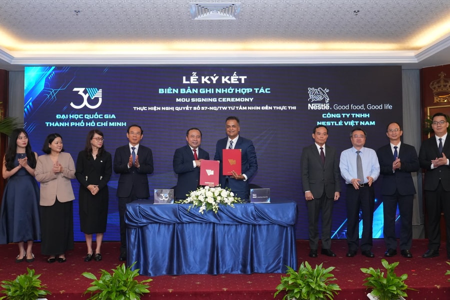 Nestlé Việt Nam hợp tác với Đại học Quốc gia TP. Hồ Chí Minh thực thi mô hình “3 nhà”