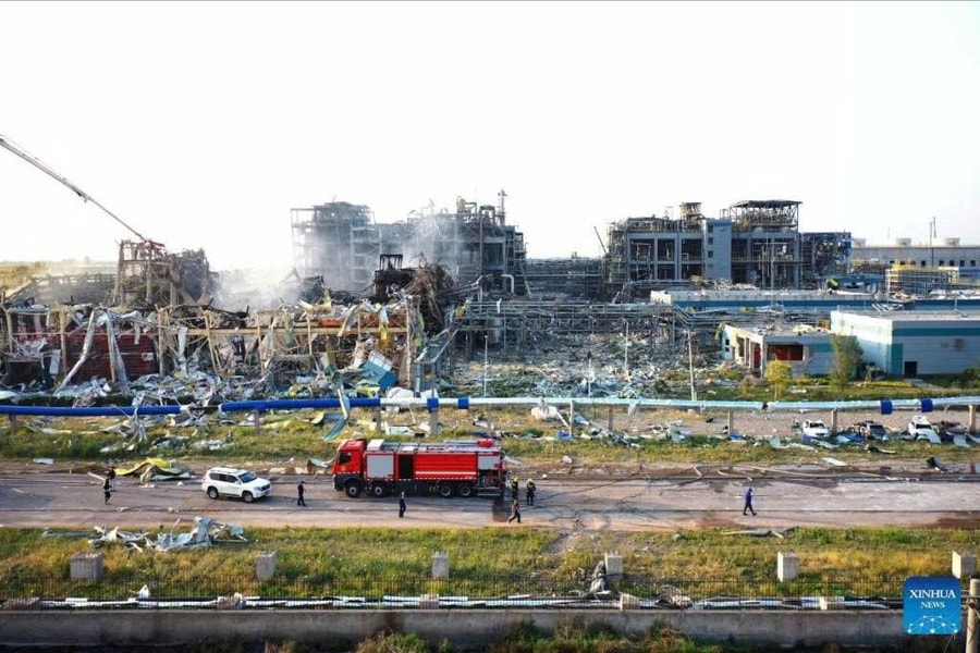 Vụ nổ tại xưởng hóa chất ở Trung Quốc: 24 người thương vong, 6 người mất tích