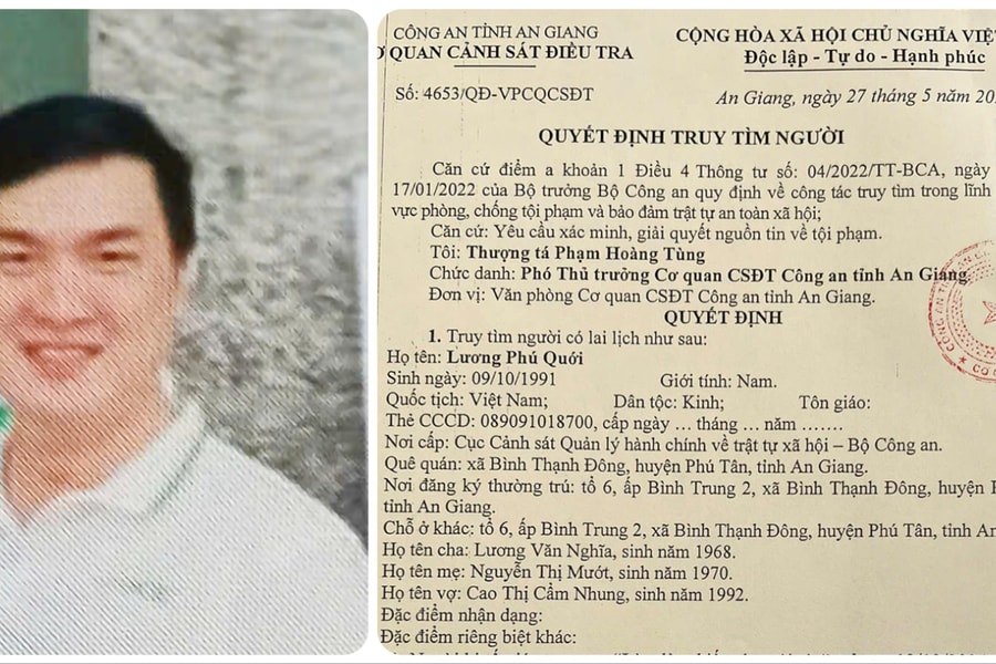 An Giang: Truy tìm nhân viên ngân hàng lừa đảo chiếm đoạt 1,2 tỷ đồng