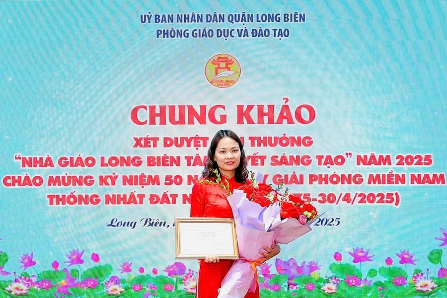 Nữ giáo viên thắp lửa đam mê với môn khoa học về "chất và sự biến đổi chất"