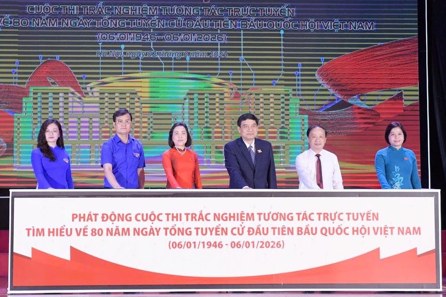 Phó Chủ tịch Quốc hội Nguyễn Thị Thanh dự Lễ phát động Cuộc thi tìm hiểu về 80 năm Ngày Tổng tuyển cử đầu tiên bầu Quốc hội Việt Nam