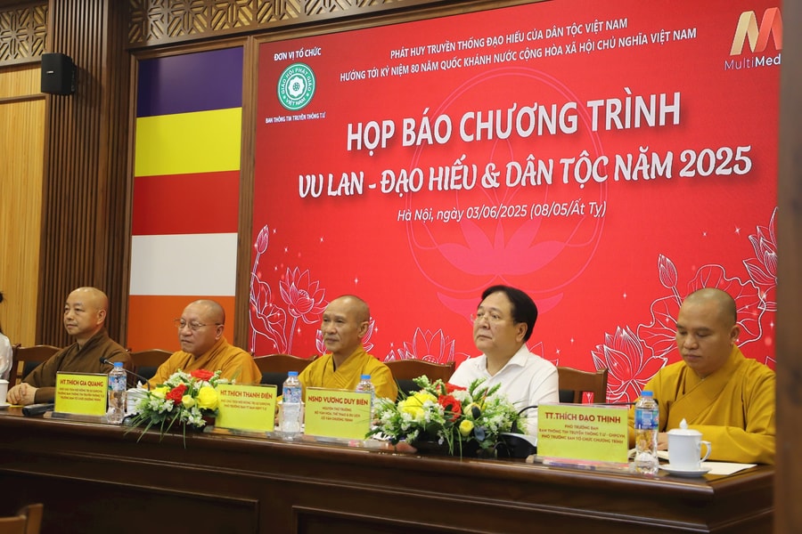 Giáo hội Phật giáo Việt Nam thông tin về chương trình Vu Lan - Đạo hiếu và Dân tộc năm 2025