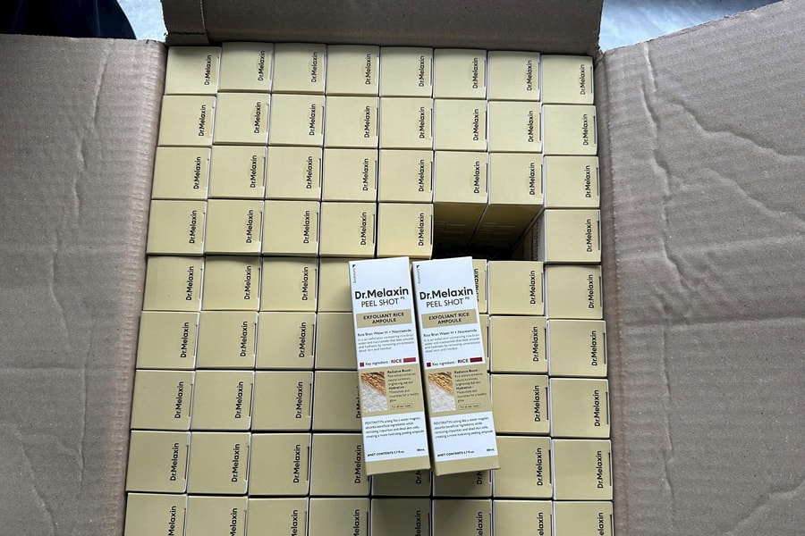 Thu giữ hơn 5.000 lọ mỹ phẩm nhập lậu tại cơ sở thuộc Công ty Dược mỹ phẩm Ngân Korea