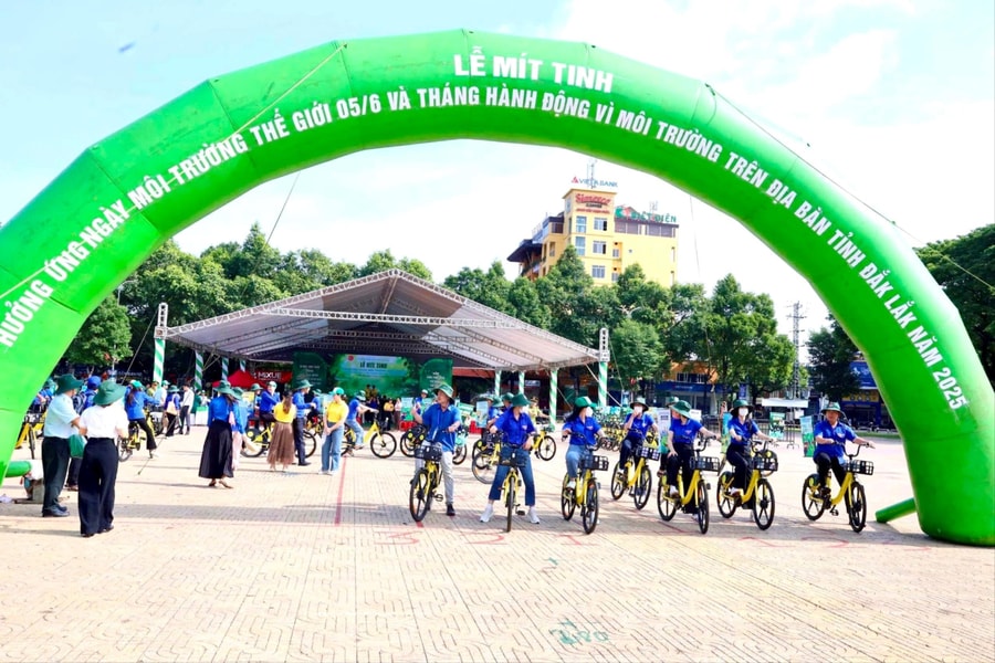 Đắk Lắk: Chung tay vì môi trường xanh, giảm thiểu rác thải nhựa