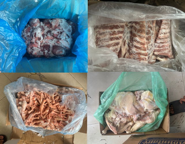 Phát hiện 4 tấn thực phẩm đông lạnh nhập lậu nước ngoài tại một kho hàng ở Quảng Bình