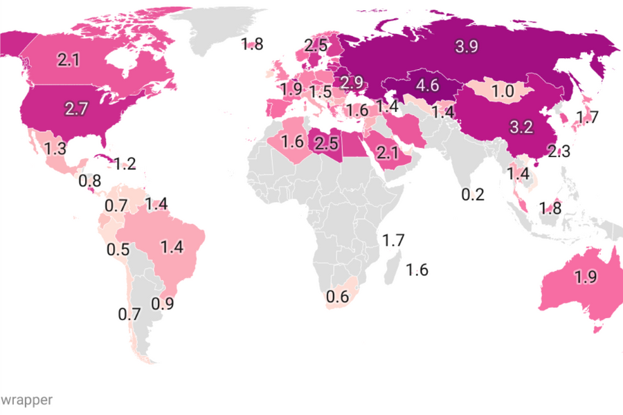 Tỷ lệ ly hôn toàn cầu: Quốc gia nào “chung thủy” nhất?