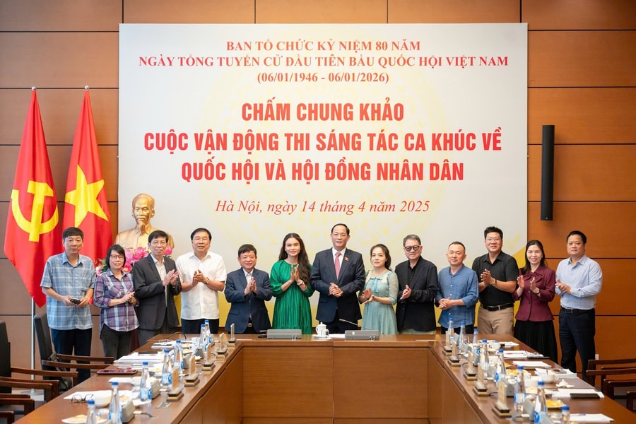 Lan tỏa hình ảnh Quốc hội qua âm nhạc: Chấm chung khảo 38 ca khúc dự thi toàn quốc