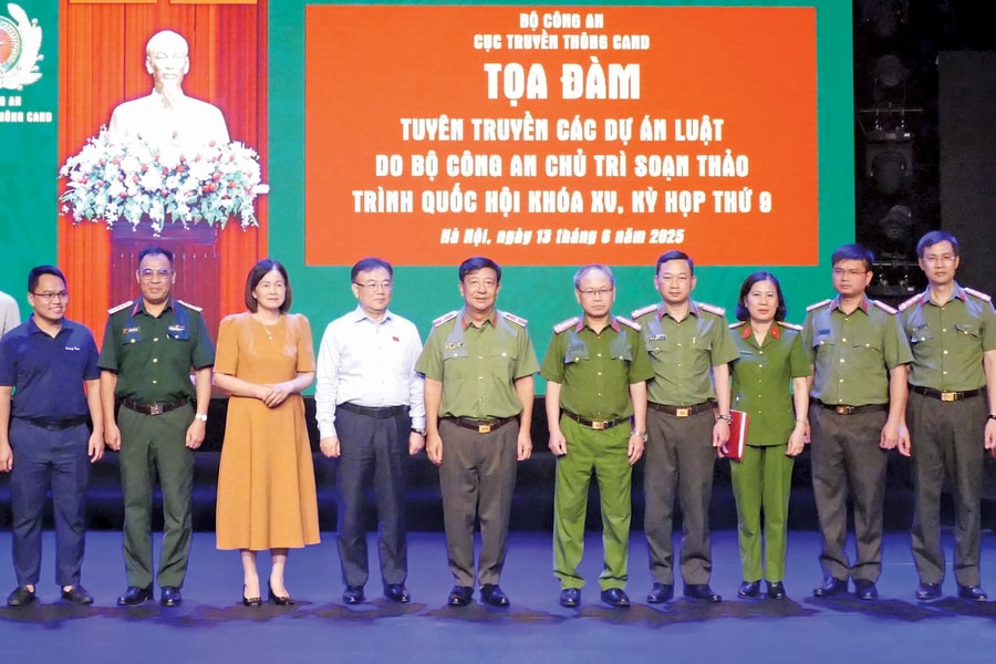Tọa đàm về các dự án Luật do Bộ Công an chủ trì soạn thảo trình Quốc hội tại Kỳ họp thứ Chín