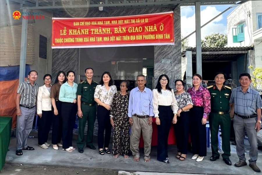 BĐBP Bình Thuận: Góp sức dựng xây mái ấm nơi biên giới