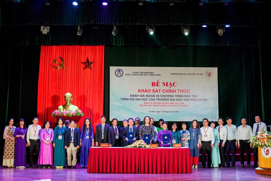 Trường Đại học Văn hóa Hà Nội hoàn thành khảo sát đánh giá chất lượng 6 chương trình đào tạo