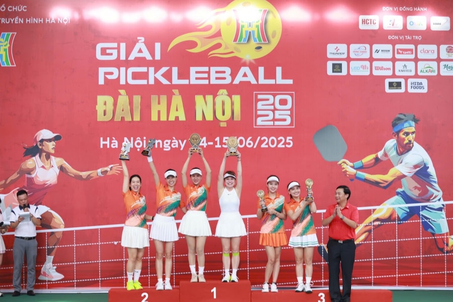 Bế mạc Giải Pickleball Đài Hà Nội 2025