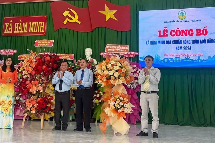 Hàm Minh hướng tới xã nông thôn mới kiểu mẫu