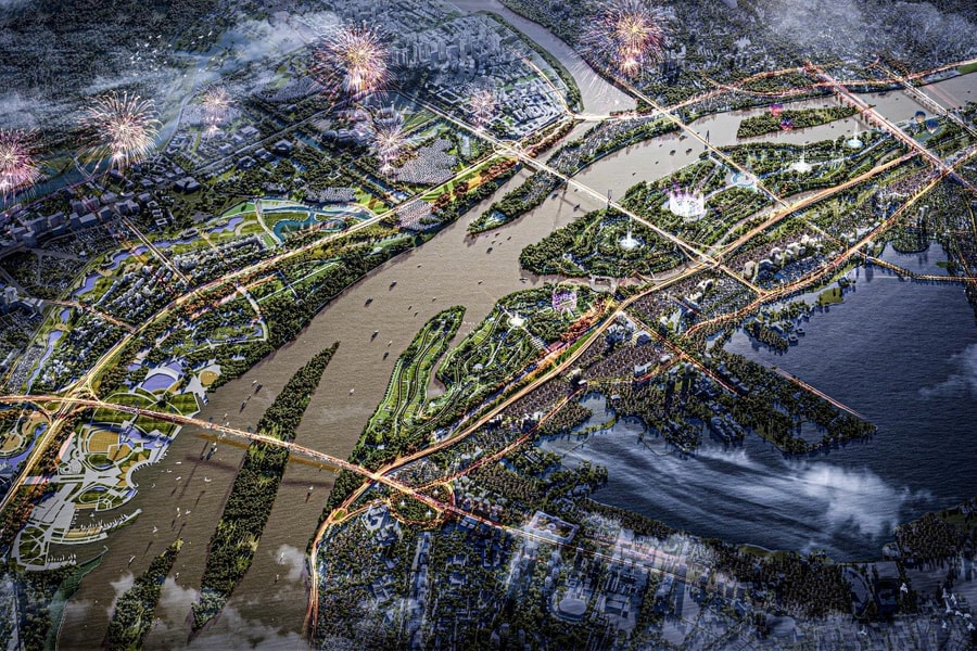 Văn Phú - Đèo Cả bắt tay đề xuất dự án Đại lộ cảnh quan ven sông Hồng: Kiến tạo trục sinh thái & văn hóa biểu tượng của Thủ đô