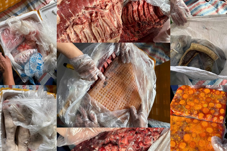 Nam Định: Phát hiện hàng chục tấn nội tạng động vật, các loại thịt không rõ nguồn gốc