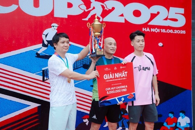"Lộ diện" những nhà vô địch giải Pickleball Báo chí và Truyền thông - ACE Cup 2025