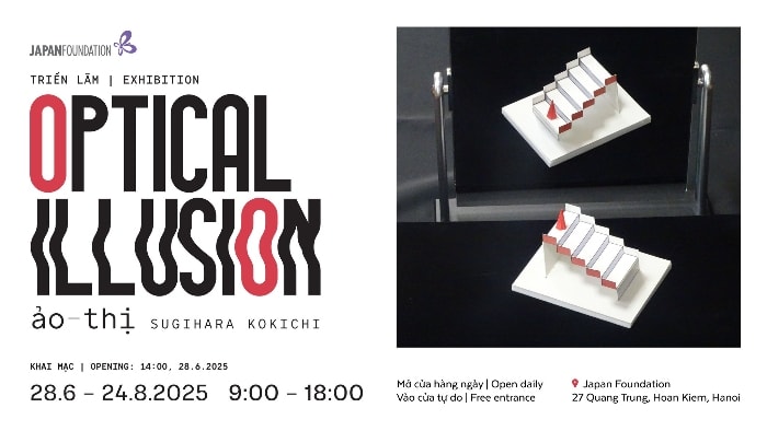 Triển lãm "Ảo thị": Khám phá những mô hình 3D thú vị đánh lừa thị giác