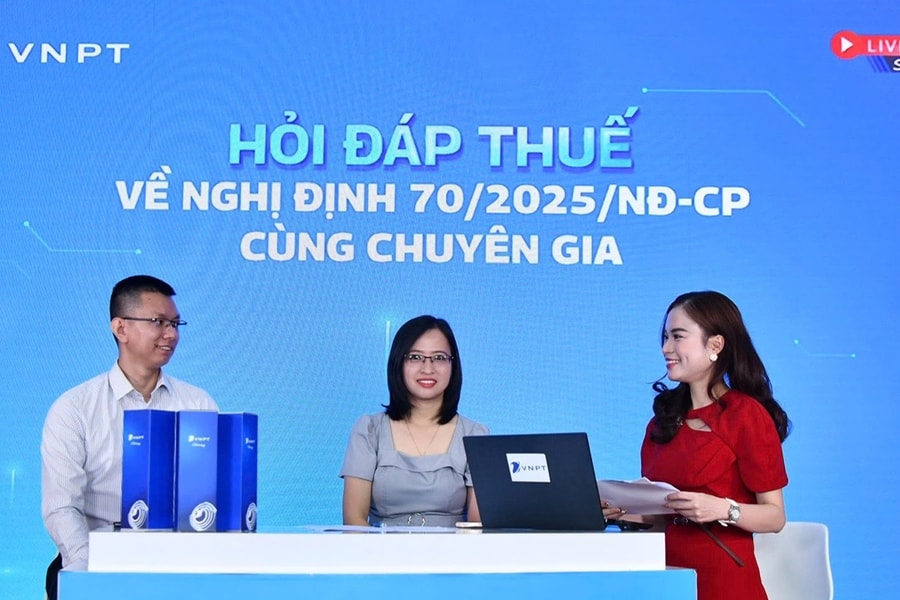 VNPT miễn phí phần mềm hóa đơn điện tử cho hộ kinh doanh trong năm 2025 - Đồng hành cùng Nghị định 70