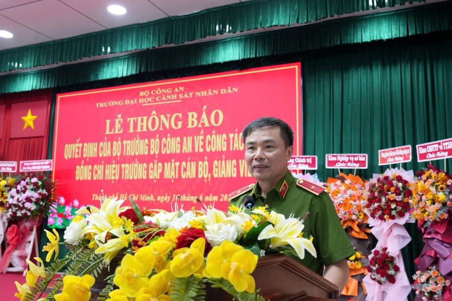 Thiếu tướng Đỗ Anh Tuấn giữ chức vụ Hiệu trưởng Trường Đại học Cảnh sát nhân dân