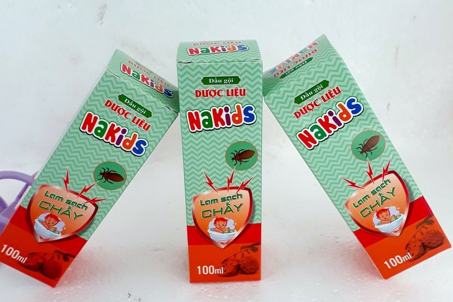 Thu hồi toàn quốc dầu gội Nakids làm sạch chấy