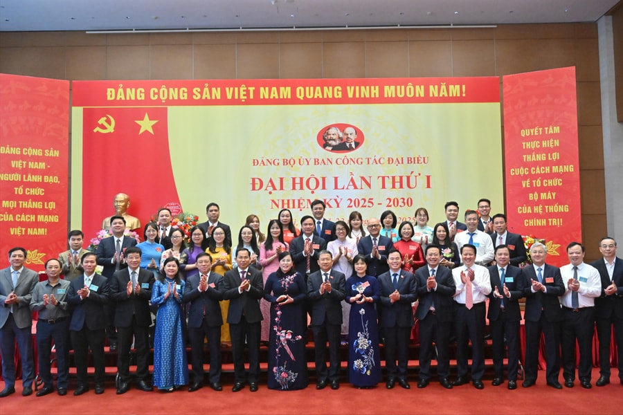Đại hội Đảng bộ Ủy ban Công tác đại biểu lần thứ I, nhiệm kỳ 2025-2030