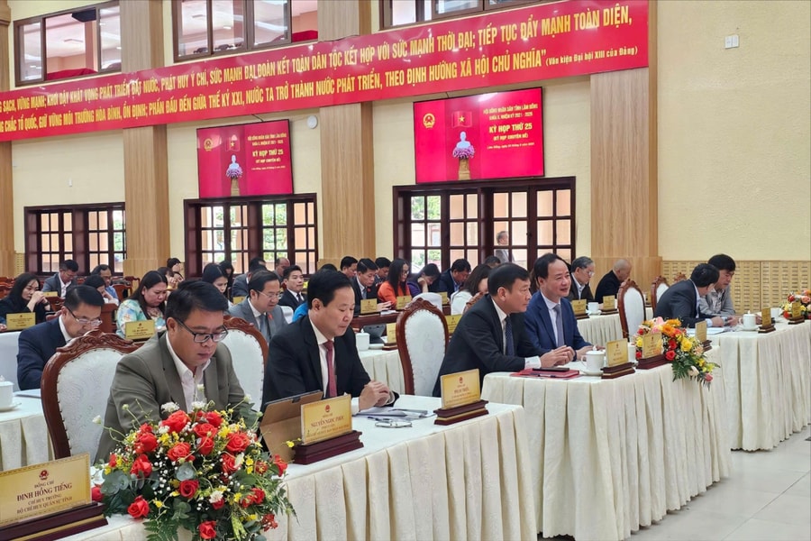 HĐND tỉnh Lâm Đồng thông qua 6 nghị quyết tại Kỳ họp thứ 25