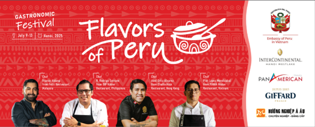 Tuần lễ ẩm thực “Hương vị Peru” tại Việt Nam