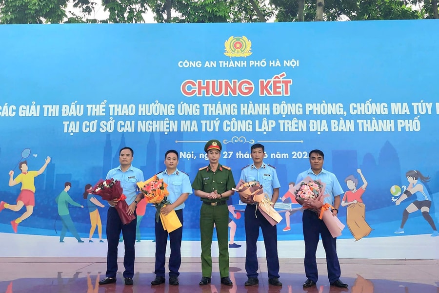 Công an Hà Nội tổ chức thành công giải thể thao hưởng ứng Tháng hành động phòng, chống ma túy năm 2025