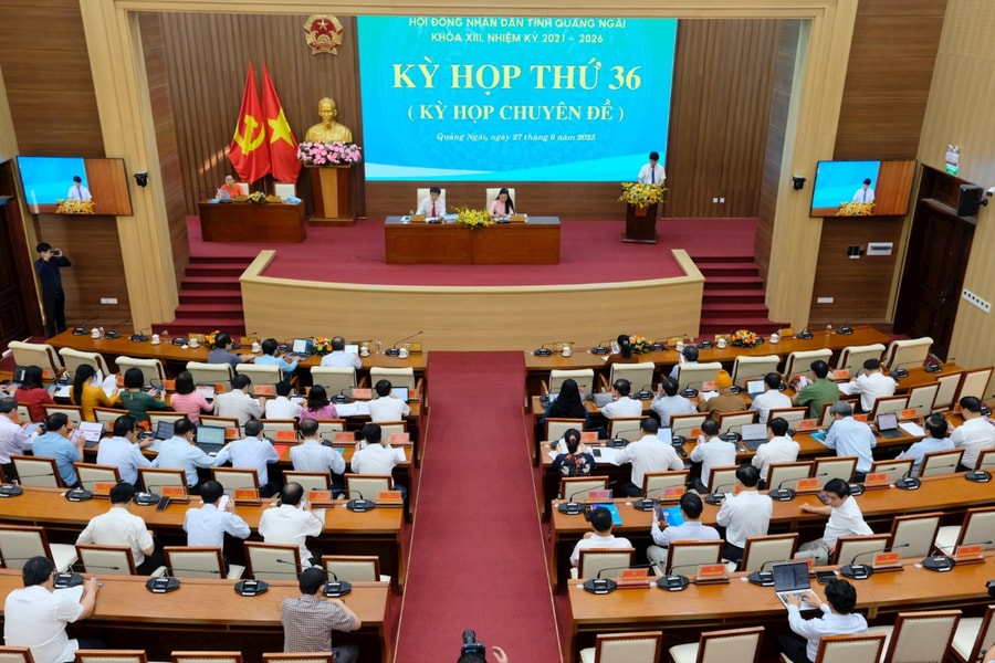 HĐND tỉnh Quảng Ngãi tổ chức Kỳ họp thứ 36