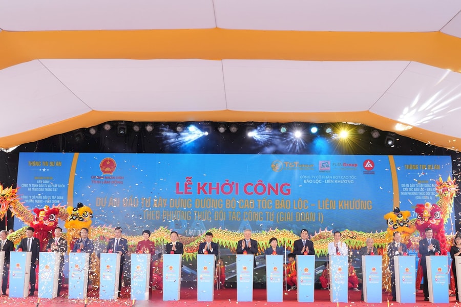 Khởi công dự án cao tốc Bảo Lộc – Liên Khương với tổng vốn đầu tư trên 17.700 tỷ đồng