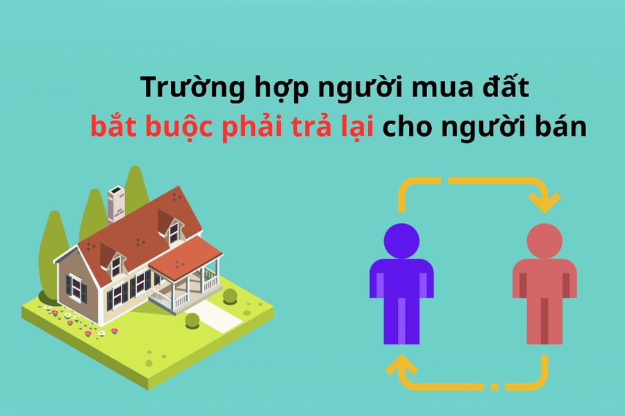 Trường hợp nào người mua đất bắt buộc phải trả lại cho người bán?