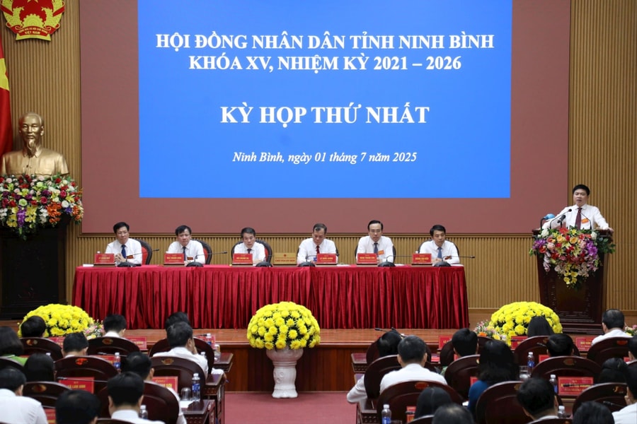 Ninh Bình: Khai mạc Kỳ họp thứ Nhất, HĐND tỉnh Khóa XV, nhiệm kỳ 2021 - 2026
