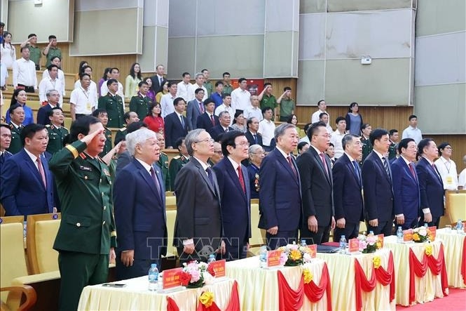 Một số hình ảnh tại Lễ kỷ niệm 110 năm Ngày sinh Tổng Bí thư Nguyễn Văn Linh