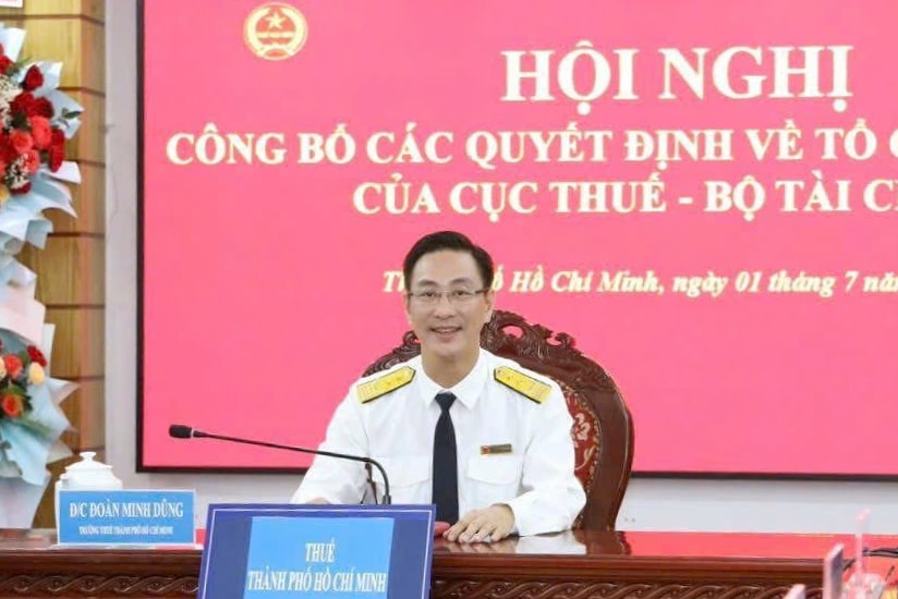 Ông Đoàn Minh Dũng giữ chức Trưởng Thuế TP. Hồ Chí Minh