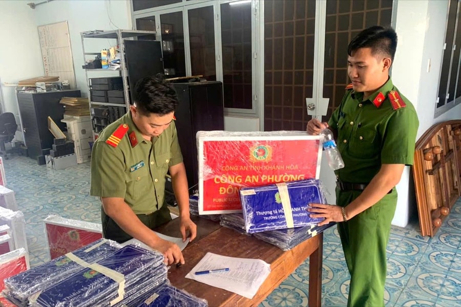 Công an tỉnh Khánh Hòa công bố địa chỉ 64 Công an xã, phường mới