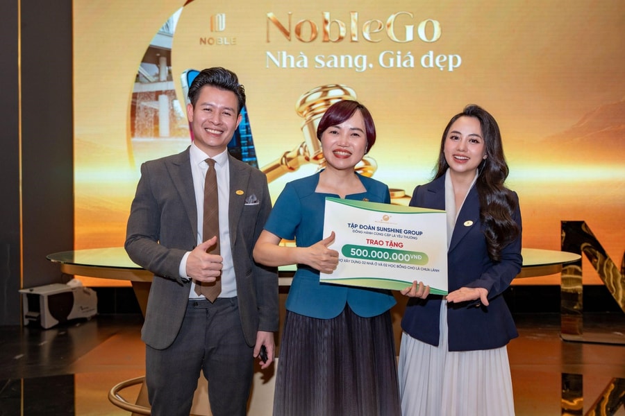 Sunshine Group livestream bất động sản, giảm giá 1 tỷ đồng cho khách hàng, trích 500 triệu đồng/phiên làm thiện nguyện