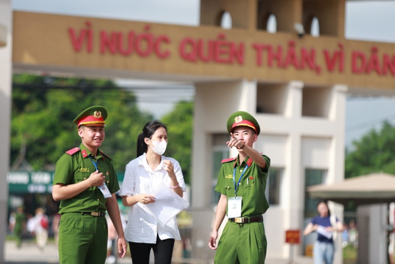 Gần 23.000 thí sinh tranh suất vào trường công an, tỷ lệ “chọi” gần 1/10