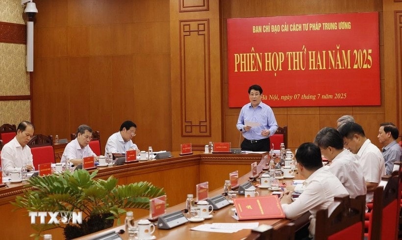 Chủ tịch nước Lương Cường chủ trì Phiên họp thứ hai Ban Chỉ đạo Cải cách tư pháp Trung ương