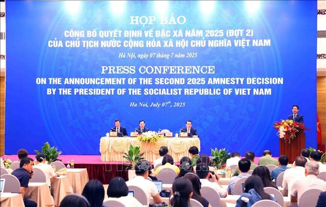 Họp báo công bố Quyết định về đặc xá năm 2025 (đợt 2) của Chủ tịch nước