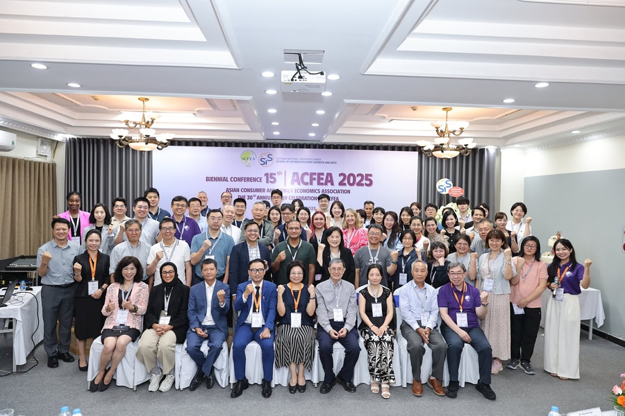Hội thảo quốc tế ACFEA lần thứ 15: Diễn đàn học thuật về kinh tế gia đình và người tiêu dùng châu Á