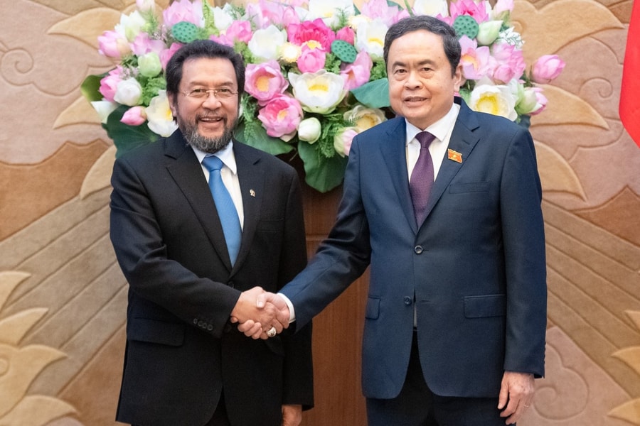 Chủ tịch Quốc hội Trần Thanh Mẫn tiếp Phó Chủ tịch Hội đồng Đại biểu địa phương Indonesia
